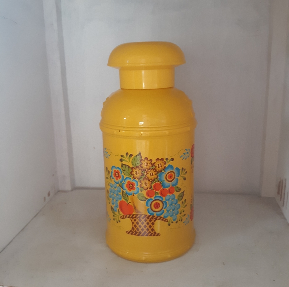 Vintage Avon Milk Can Collectible Glass Bottle